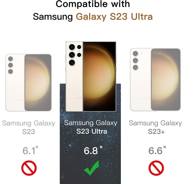 JETech Galaxy S23 Privacy Kamera Lens Koruyucu (2 Paket)