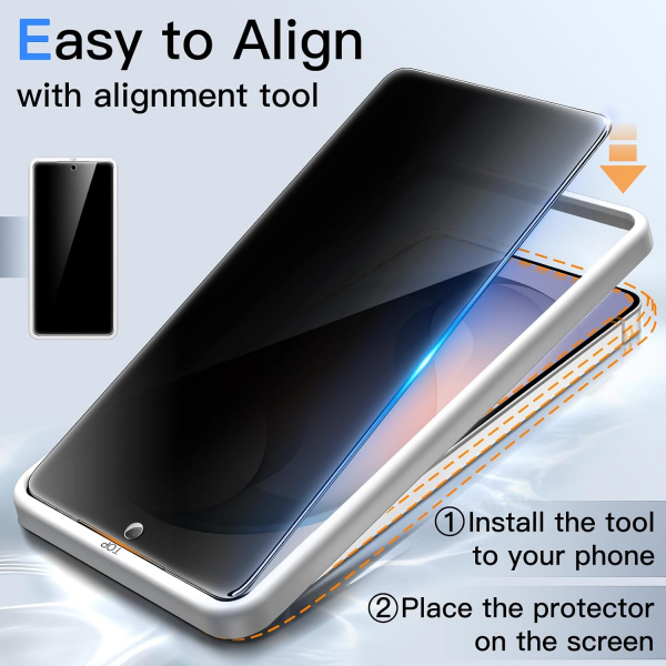 JETech Galaxy S26 Gizli Ekran Koruyucu (2 Adet)