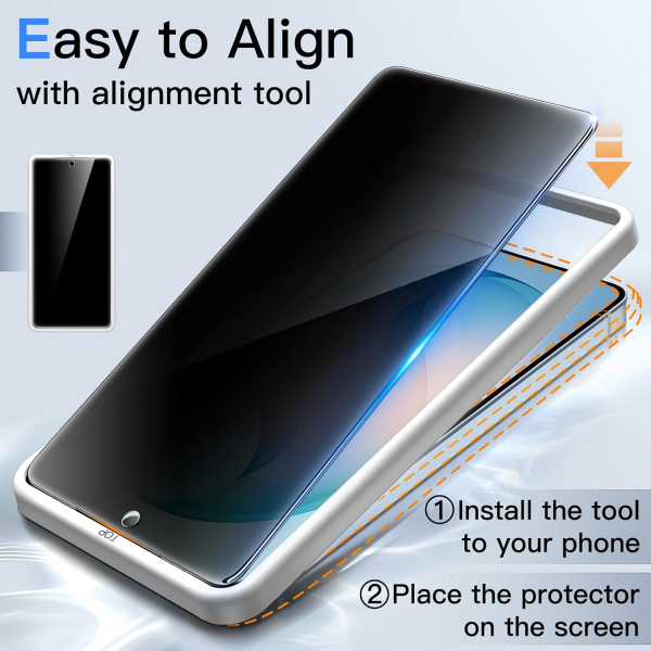 JETech Galaxy S26 Plus Gizli Ekran Koruyucu (2 Adet)