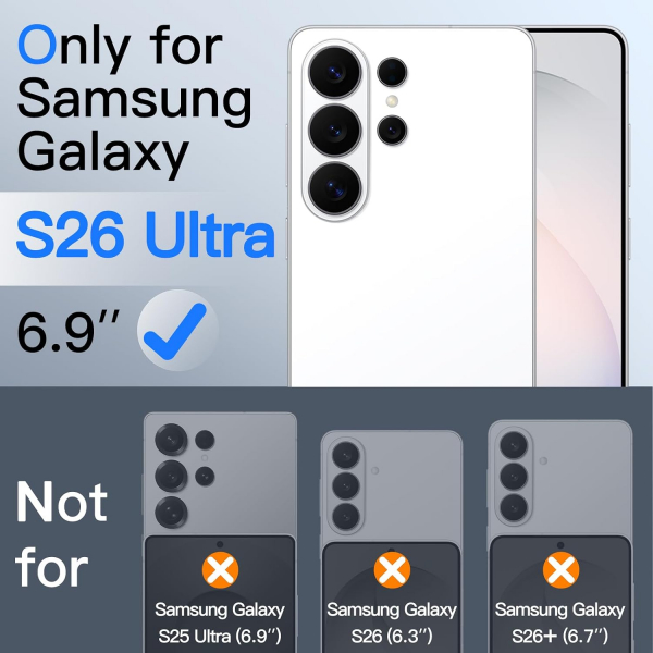 JETech Galaxy S26 Ultra Ekran Koruyucu (3 Adet)