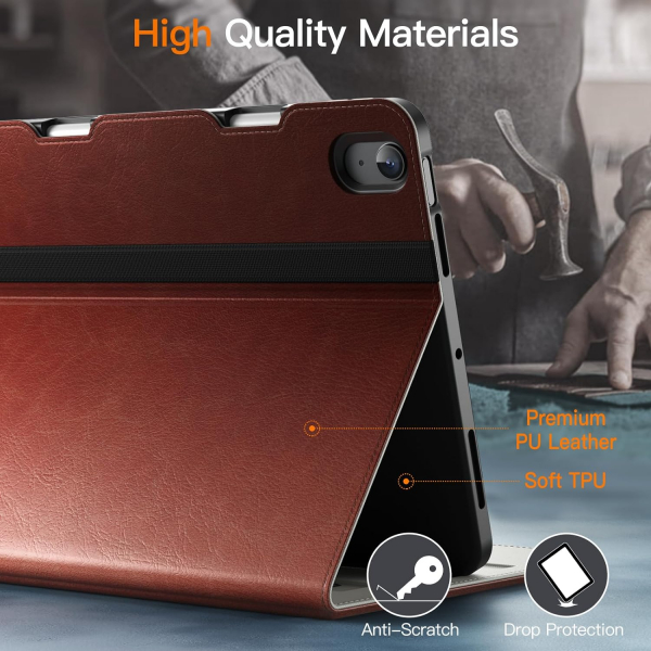 JETech Standl Folio iPad Air 6.Nesil Klf(11 in)-Brown