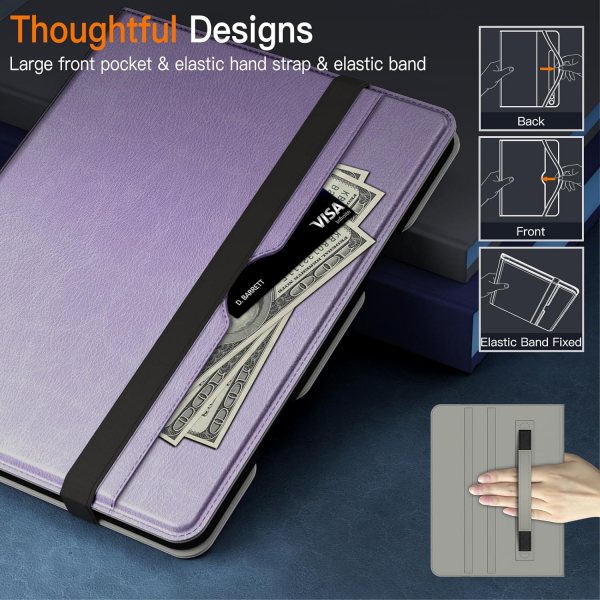 JETech Standl Folio iPad Air 6.Nesil Klf(11 in)-Purple
