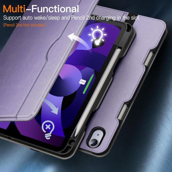 JETech Standl Folio iPad Air 6.Nesil Klf(11 in)-Purple