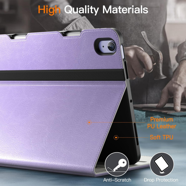 JETech Standl Folio iPad Air 6.Nesil Klf(11 in)-Purple