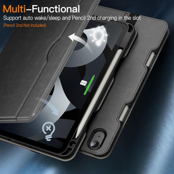 JETech Standl Folio iPad Air 6.Nesil Klf(11 in)-Space Gray