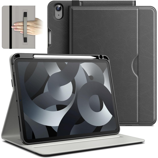 JETech Standl Folio iPad Air 6.Nesil Klf(11 in)-Space Gray