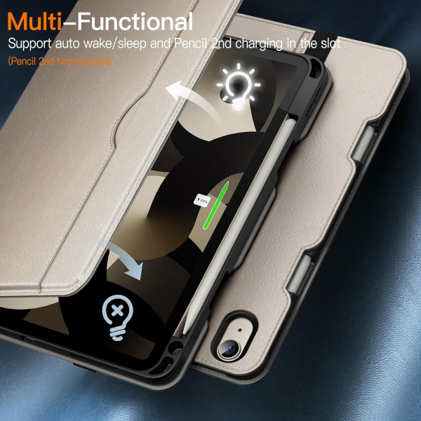 JETech Standl Folio iPad Air 6.Nesil Klf(11 in)-Starlight 