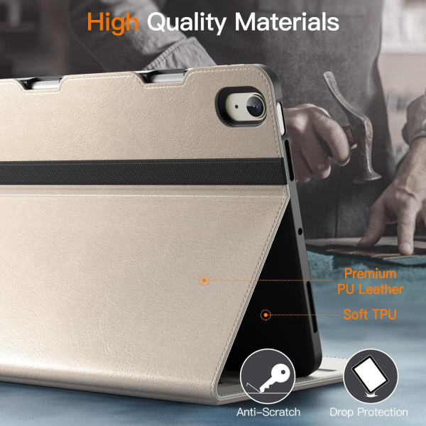 JETech Standl Folio iPad Air 6.Nesil Klf(11 in)-Starlight 