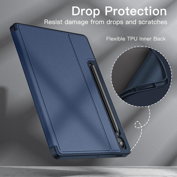 JETech Galaxy Tab S10 FE Plus Klf-Navy