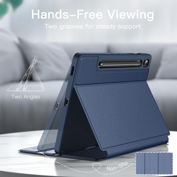 JETech Galaxy Tab S10 FE Plus Klf-Navy
