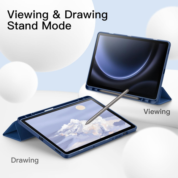 JETech Galaxy Tab S10 FE Standl Klf-Navy 