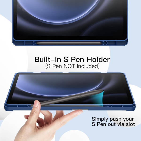 JETech Galaxy Tab S10 FE Standl Klf-Navy 