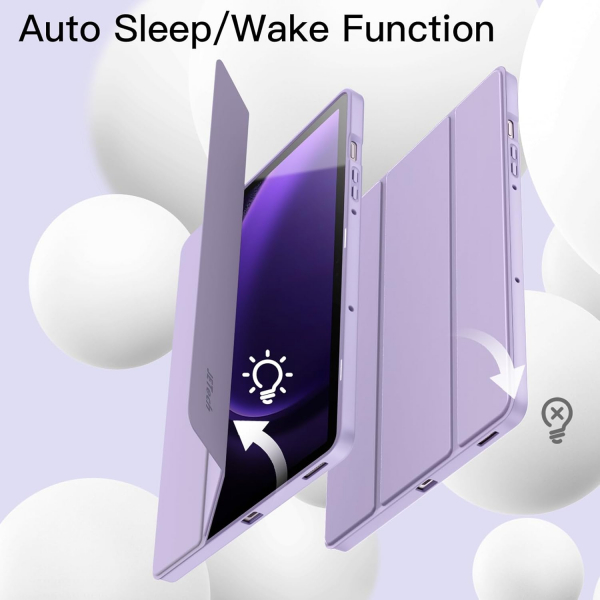 JETech Galaxy Tab S10 FE Standl Klf-Light Purple 
