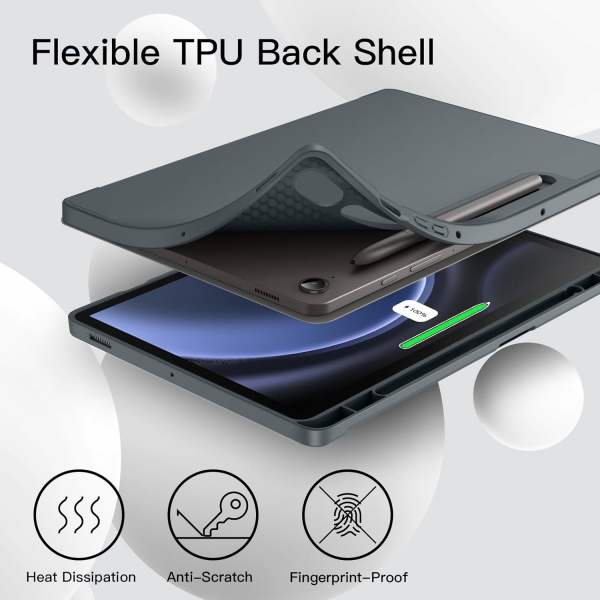 JETech Galaxy Tab S10 FE Standl Klf-Gray