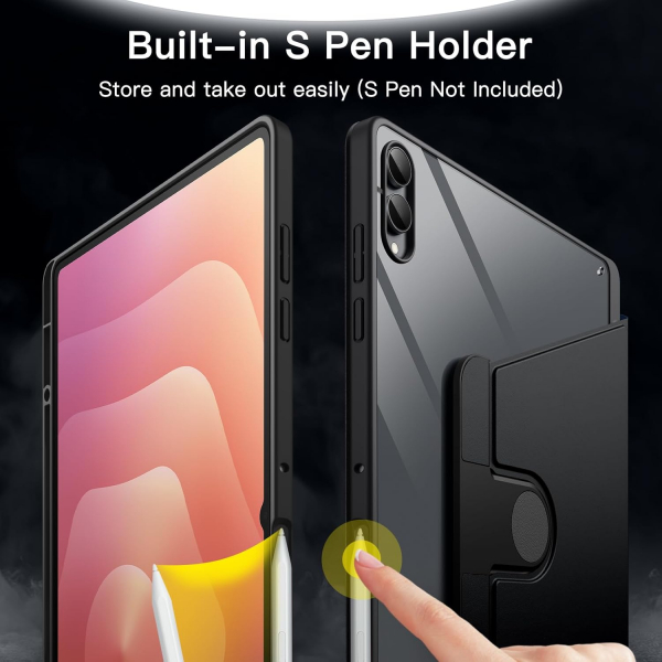 JETech Galaxy Tab S11 Ultra Rotating Klf-Black