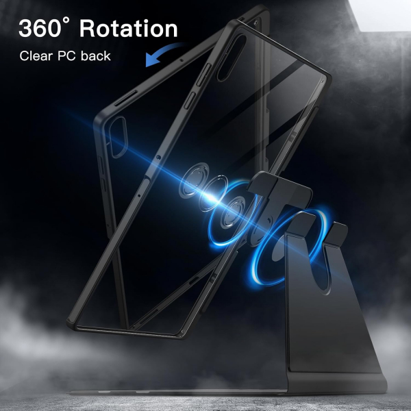 JETech Galaxy Tab S11 Ultra Rotating Klf-Black