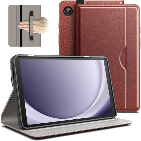 JETech Galaxy Tab A9 Standl Folio Klf-Brown