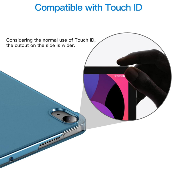JETech iPad Air 6.Nesil Standl Klf (11 in)-Blue