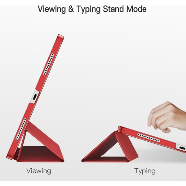 JETech iPad Air 6.Nesil Standl Klf (11 in)-Red