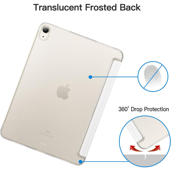 JETech iPad Air 6.Nesil Standl Klf (11 in)-White 