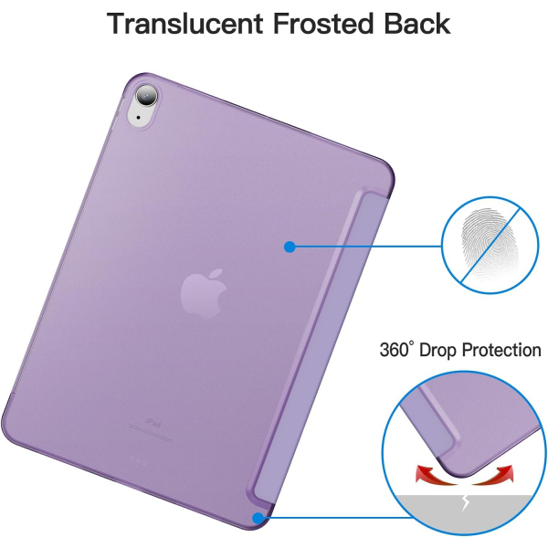 JETech iPad Air 6.Nesil Standl Klf (11 in)-Light Purple