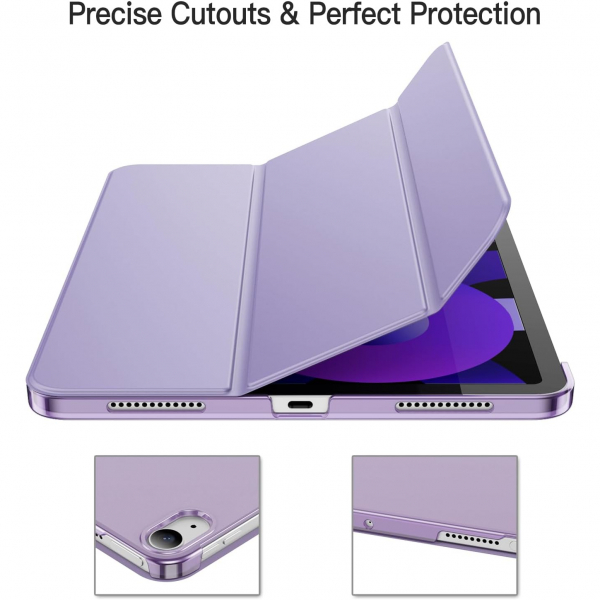 JETech iPad Air 6.Nesil Standl Klf (11 in)-Light Purple