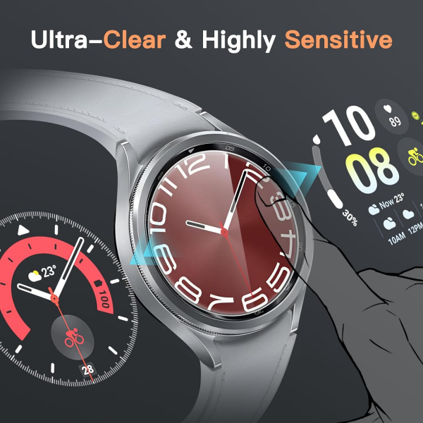 JETech Galaxy Watch 6 Classic Ekran Koruyucu (43mm)