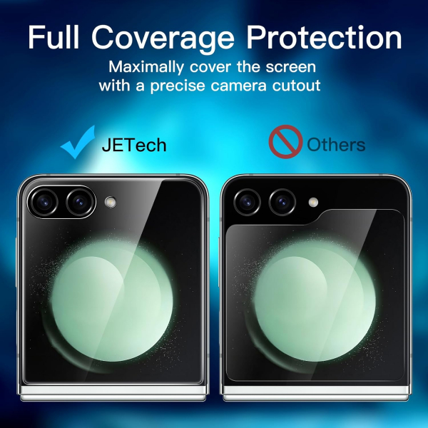 JETech Galaxy Z Flip 6 Ekran Koruyucu (3 Adet)