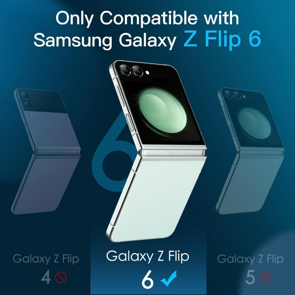 JETech Galaxy Z Flip 6 Ekran Koruyucu (3 Adet)