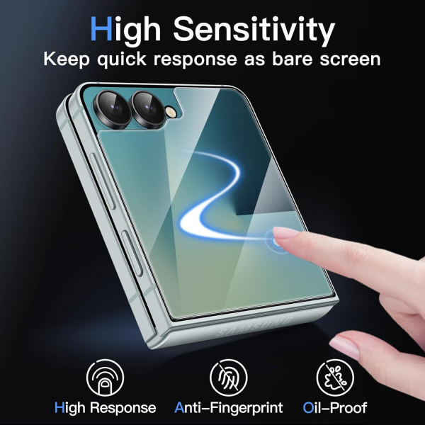 JETech Galaxy Z Flip 7 Cam Ekran Koruyucu (3 Adet)