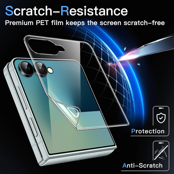 JETech Galaxy Z Flip 7 Ekran Koruyucu (3 Adet)