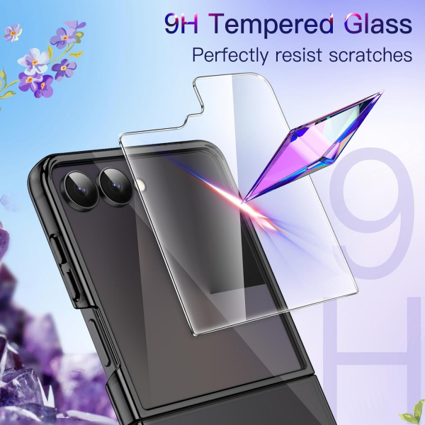 JETech Galaxy Z Flip 7 3 1 Arada Klf-Black