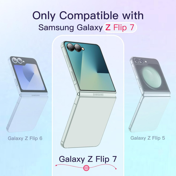 JETech Galaxy Z Flip 7 3 1 Arada Klf-Clear