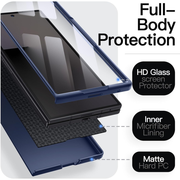 JETech Galaxy Z Fold 7 nce Klf-Blue