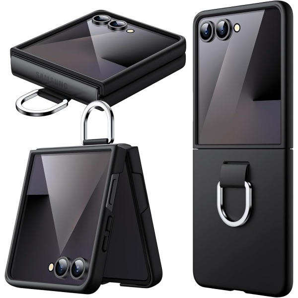 JETech Galaxy Z Flip 7 Uyumlu Klf-Black