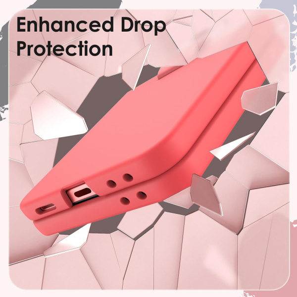 JETech Galaxy Z Flip 7 Uyumlu Klf-Coralred