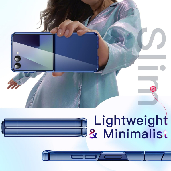 JETech Galaxy Z Flip 7 Kristal Klf-Blue