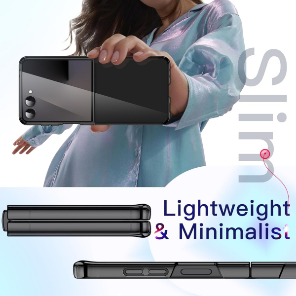 JETech Galaxy Z Flip 7 Kristal Klf-Black