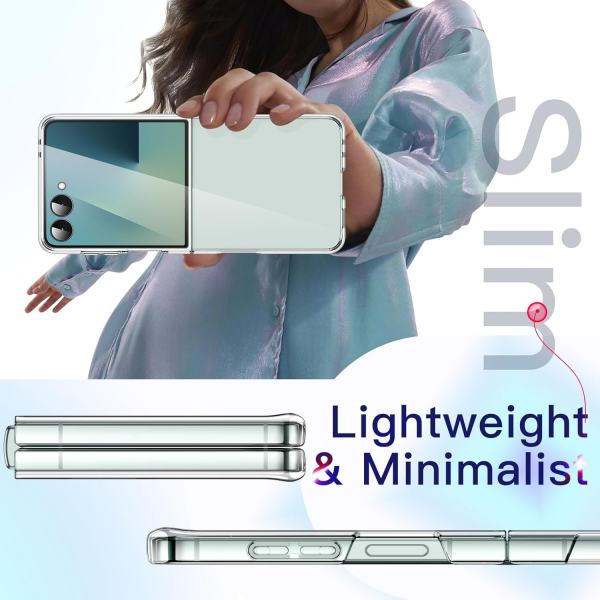 JETech Galaxy Z Flip 7 Kristal Klf-Clear