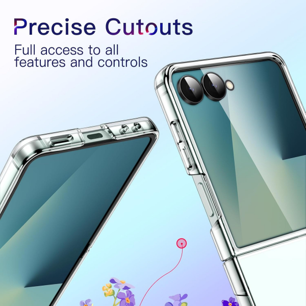 JETech Galaxy Z Flip 7 Kristal Klf-Clear