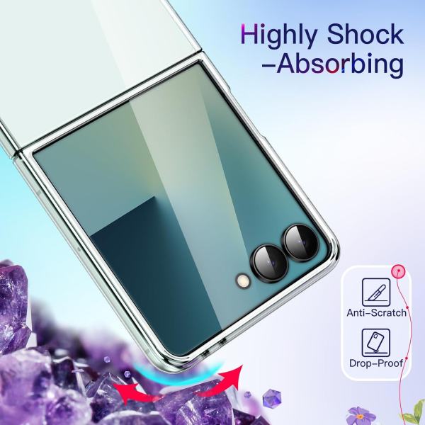 JETech Galaxy Z Flip 7 Kristal Klf-Clear
