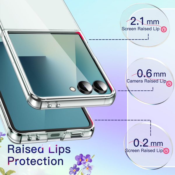 JETech Galaxy Z Flip 7 Kristal Klf-Clear