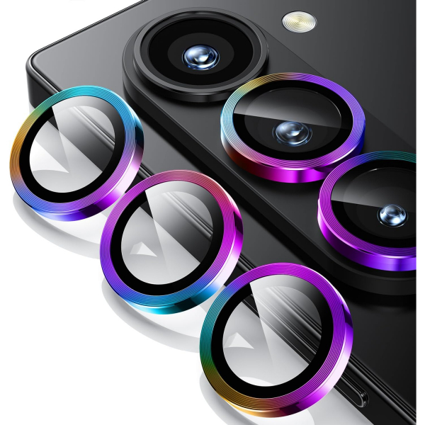 WSKEN Galaxy Z Fold 6 Kamera Lens Koruyucu (3 Adet)-Colorful