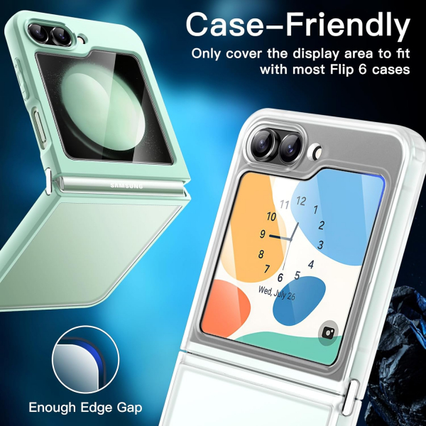 JETech Galaxy Z Flip 6 Cam Ekran Koruyucu (3 Adet)