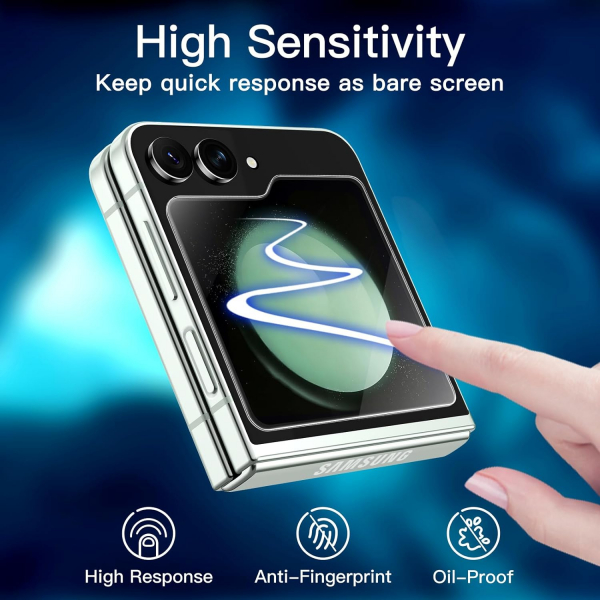 JETech Galaxy Z Flip 6 Cam Ekran Koruyucu (3 Adet)