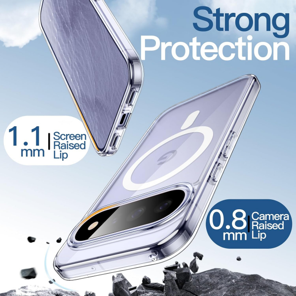 JETech Google Pixel 11 Manyetik �effaf K�l�f-Clear