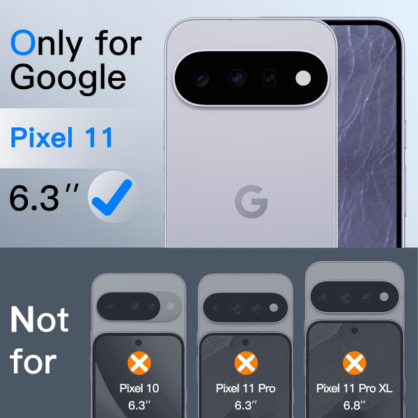 JETech Google Pixel 11 Privacy Ekran Koruyucu (2 Adet)
