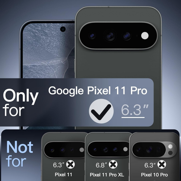 JETech Google Pixel 11 Pro Uyumlu Manyetik Mat K�l�f