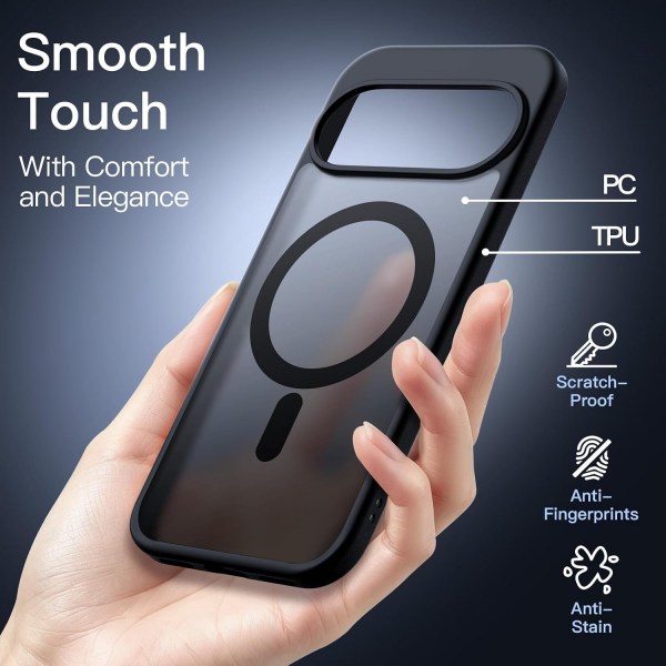 JETech Google Pixel 11 Pro Uyumlu Manyetik Mat K�l�f