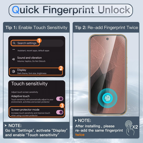 JETech Google Pixel 11 Pro XL Privacy Ekran Koruyucu
